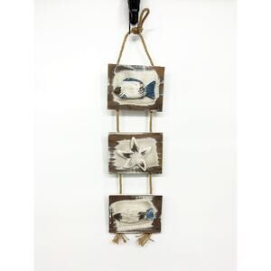 Seaside Cottage Wall Decor Fish  Starfish Hanging Beach Ocean